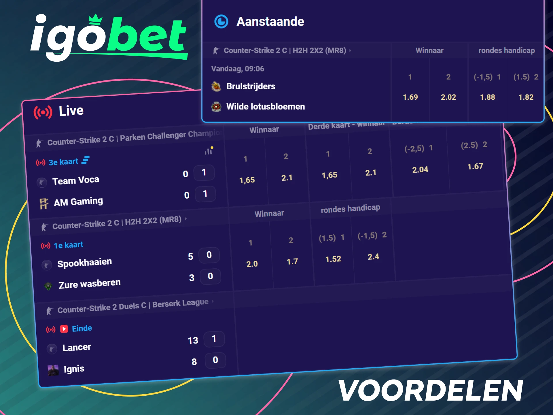Waarom kiezen voor IgoBet voor je CS2 weddenschappen.