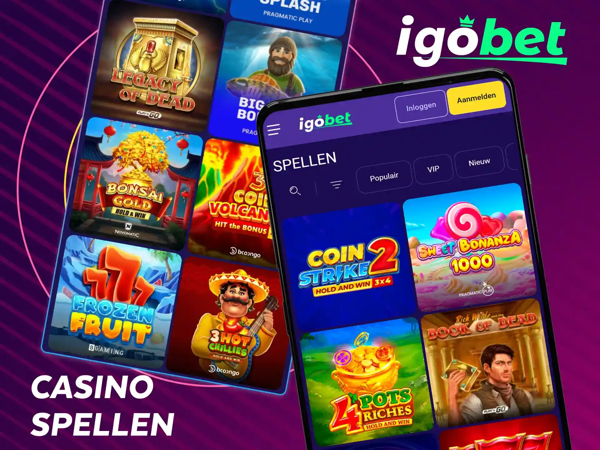 Ontdek de interactieve functies van de online casinospellen bij IgoBet.