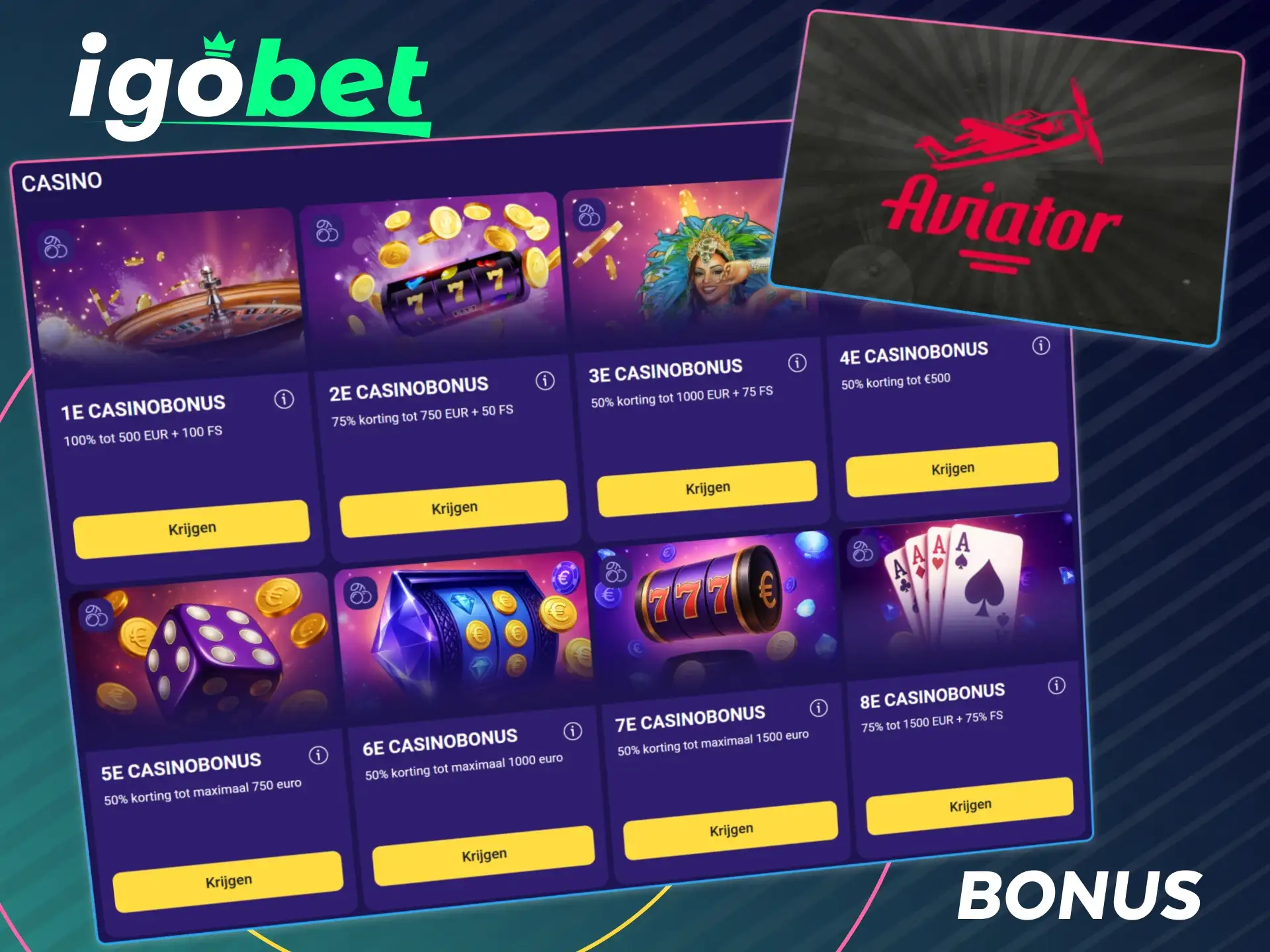 Claim exclusieve Aviator bonussen en speel extra rondes bij IgoBet.