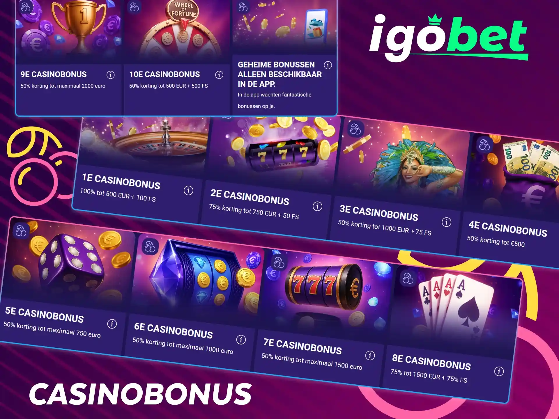 Claim je IgoBet casinobonus en speel je favoriete spellen met extra voordeel.