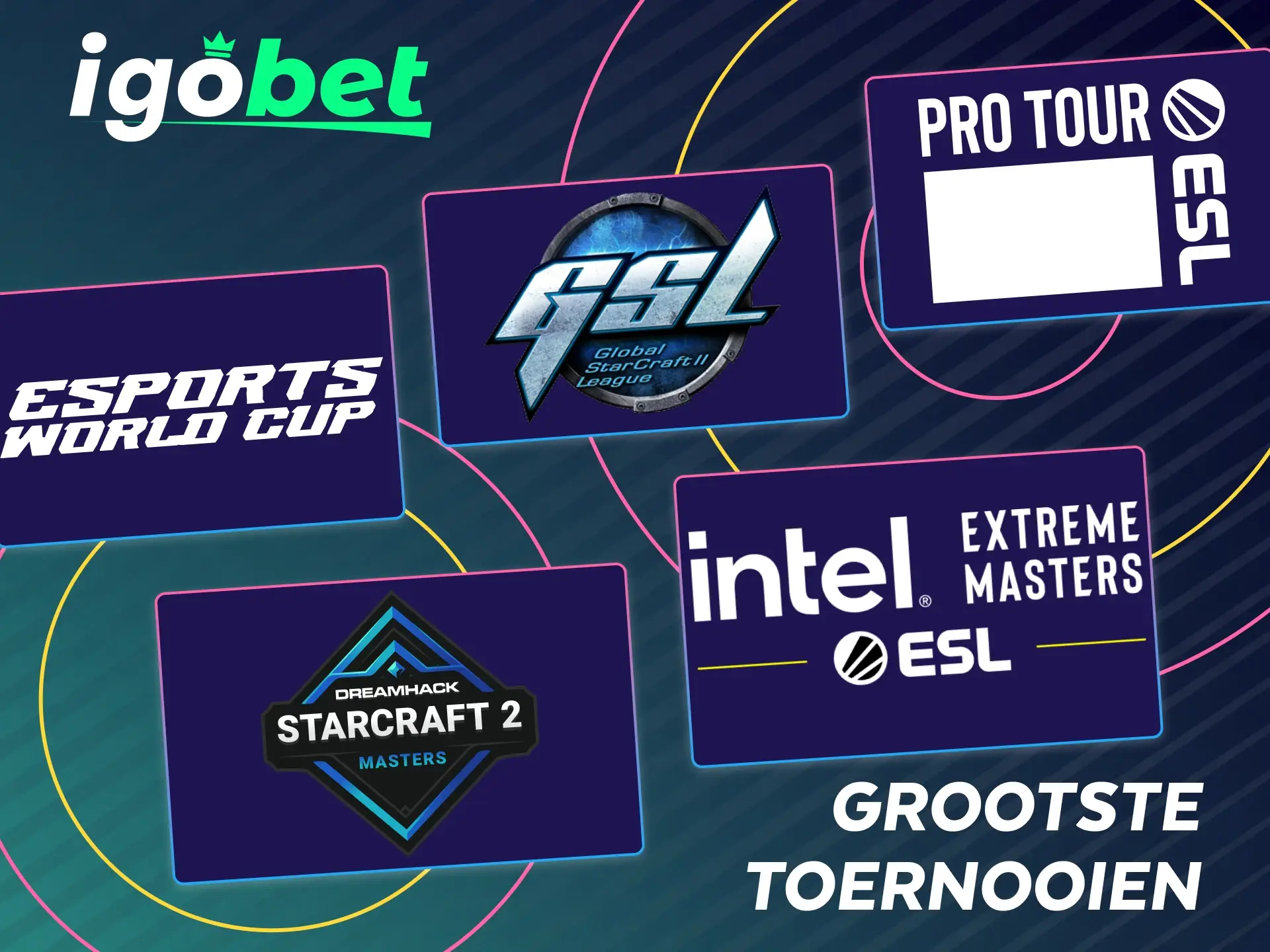 Wed op de grootste StarCraft 2 toernooien wereldwijd bij IgoBet.